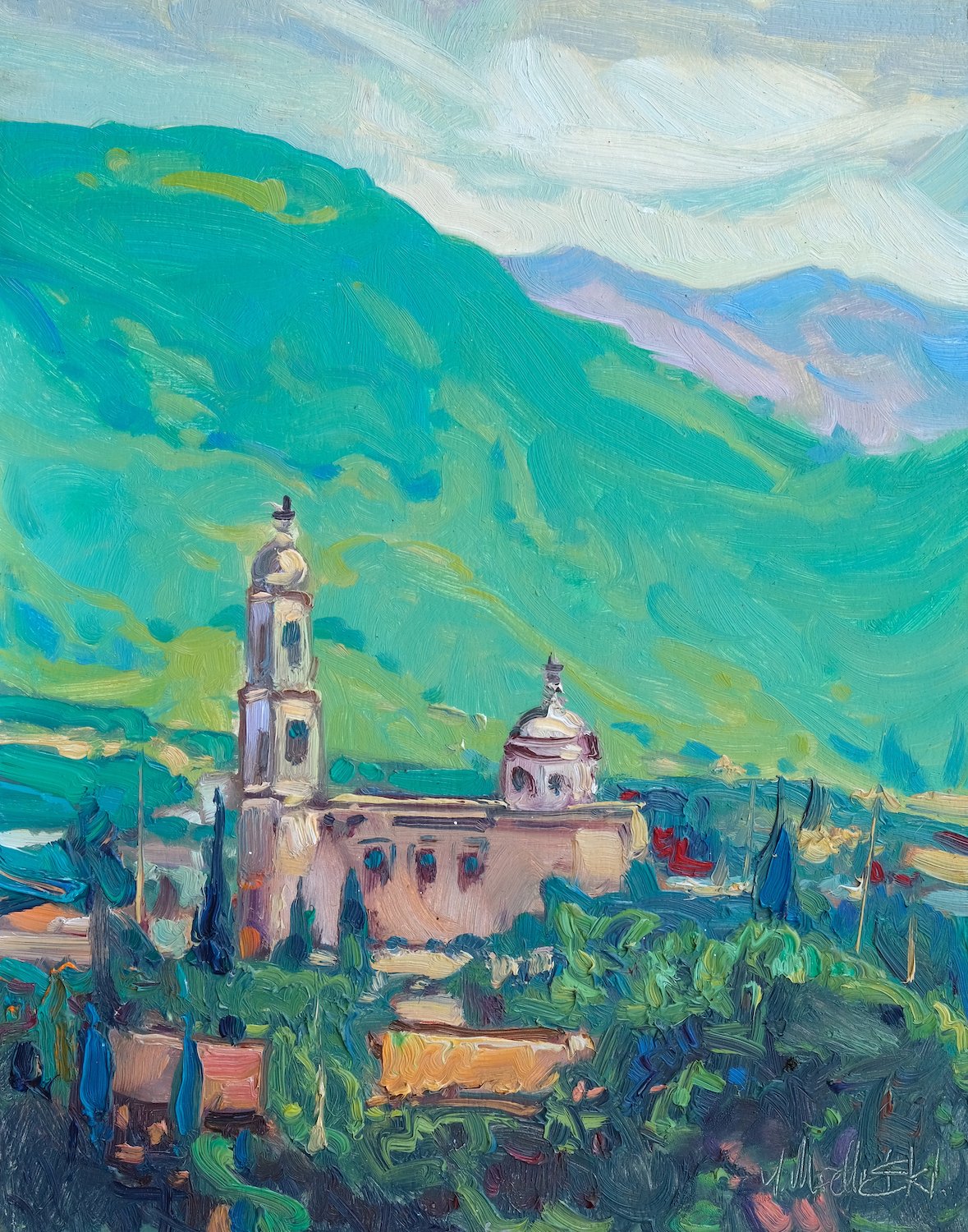 Afternoons Contemplation 14" x 11" o:b .JPG