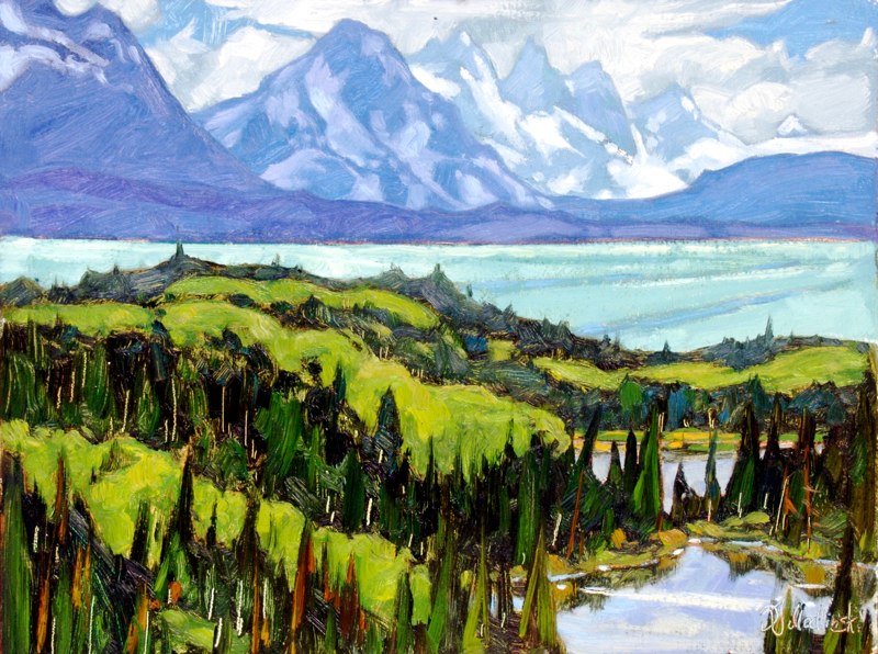 Dominik Modlinski's paintings of Atlin. — PAINTING JOURNEYS