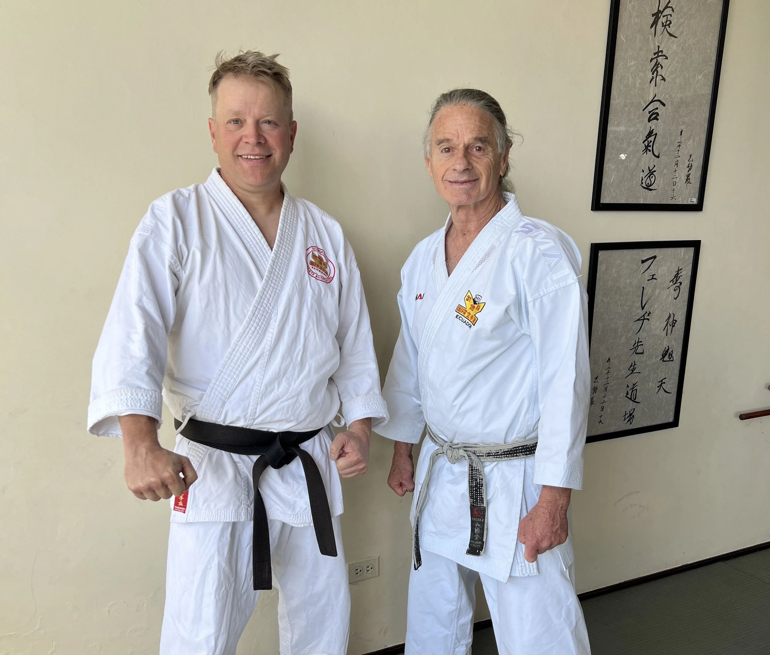 Notes from the Field: Karate trainning, police search and long flight.