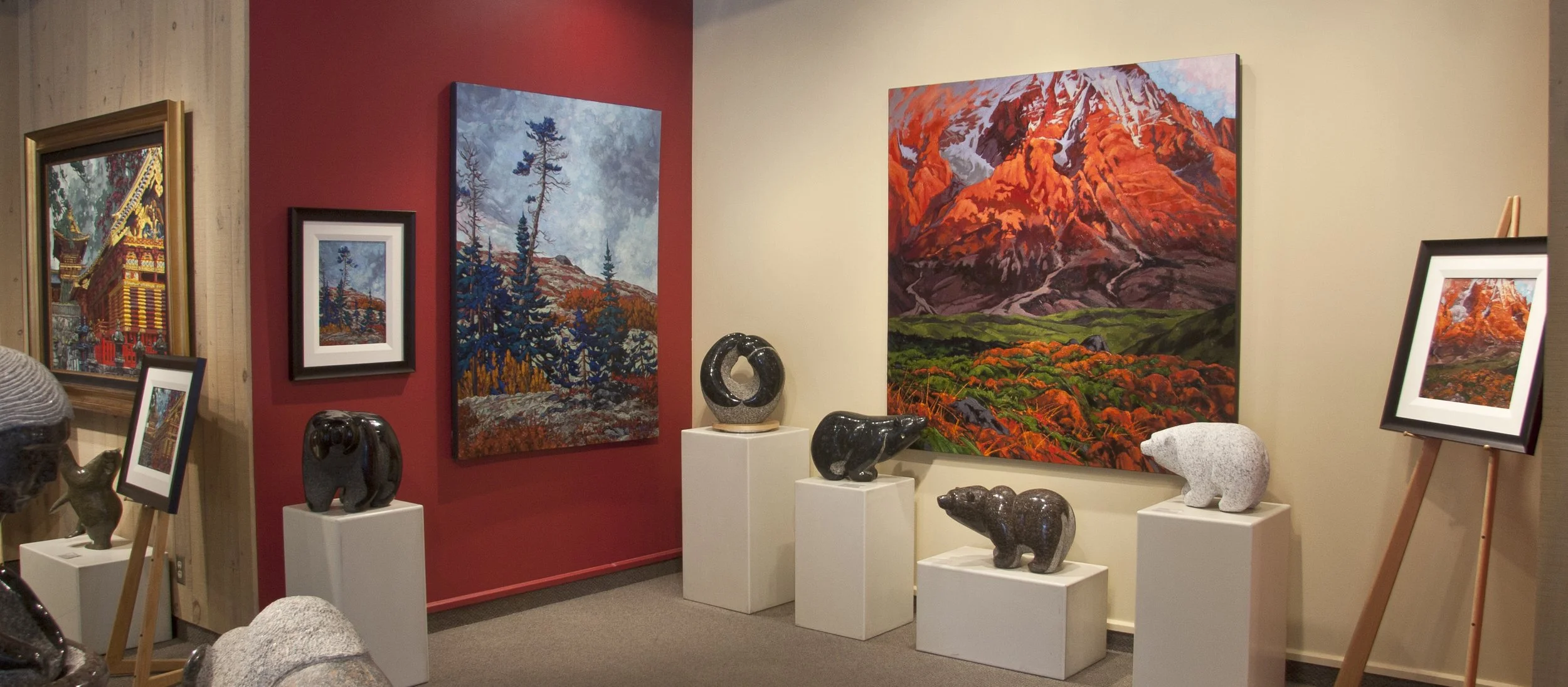 Art galleries representing Canadian landscape painter Dominik Modlinski