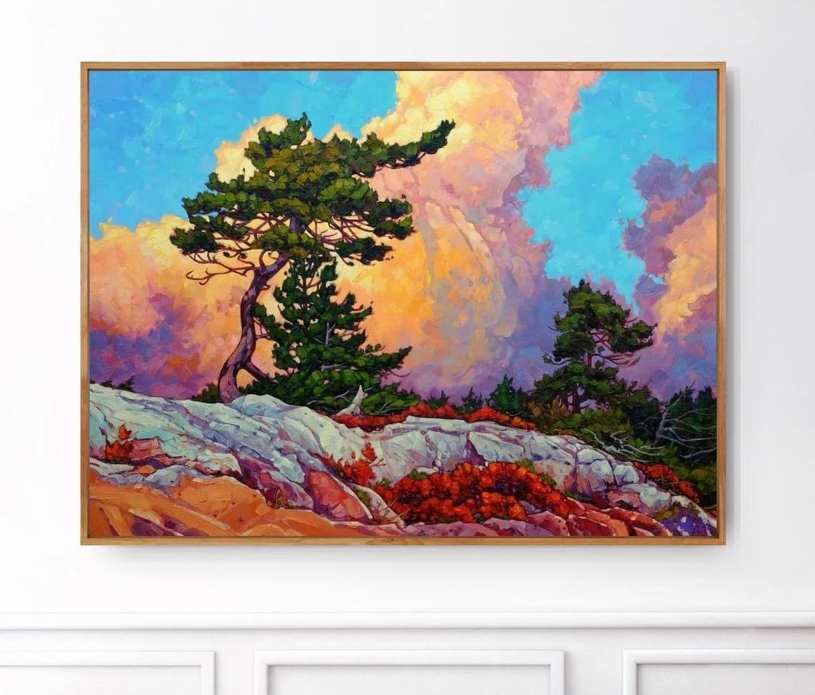 Limited-time weekend sale featuring original Canadian landscape paintings and art prints