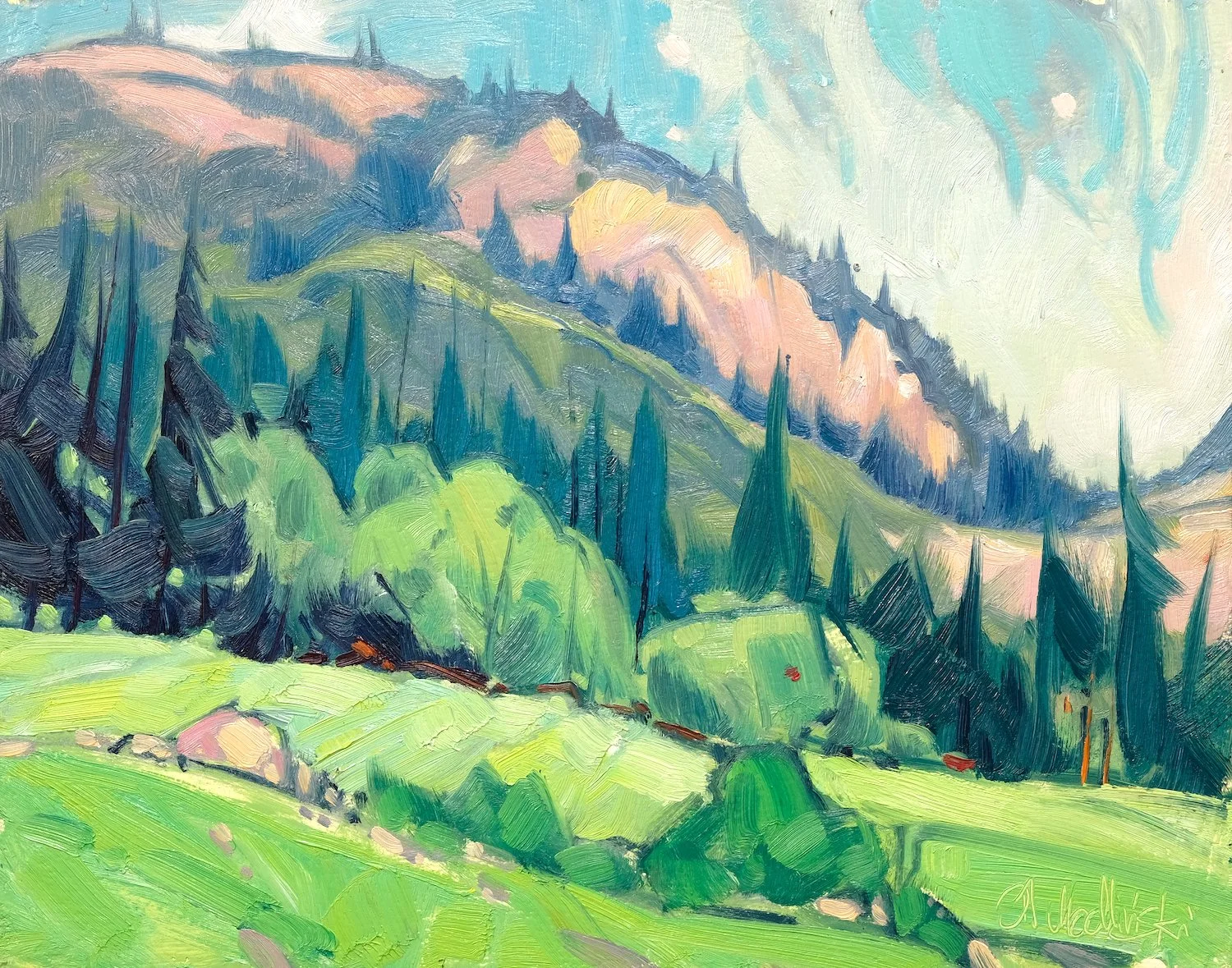 Farmland 11" x 14" o:c.JPG