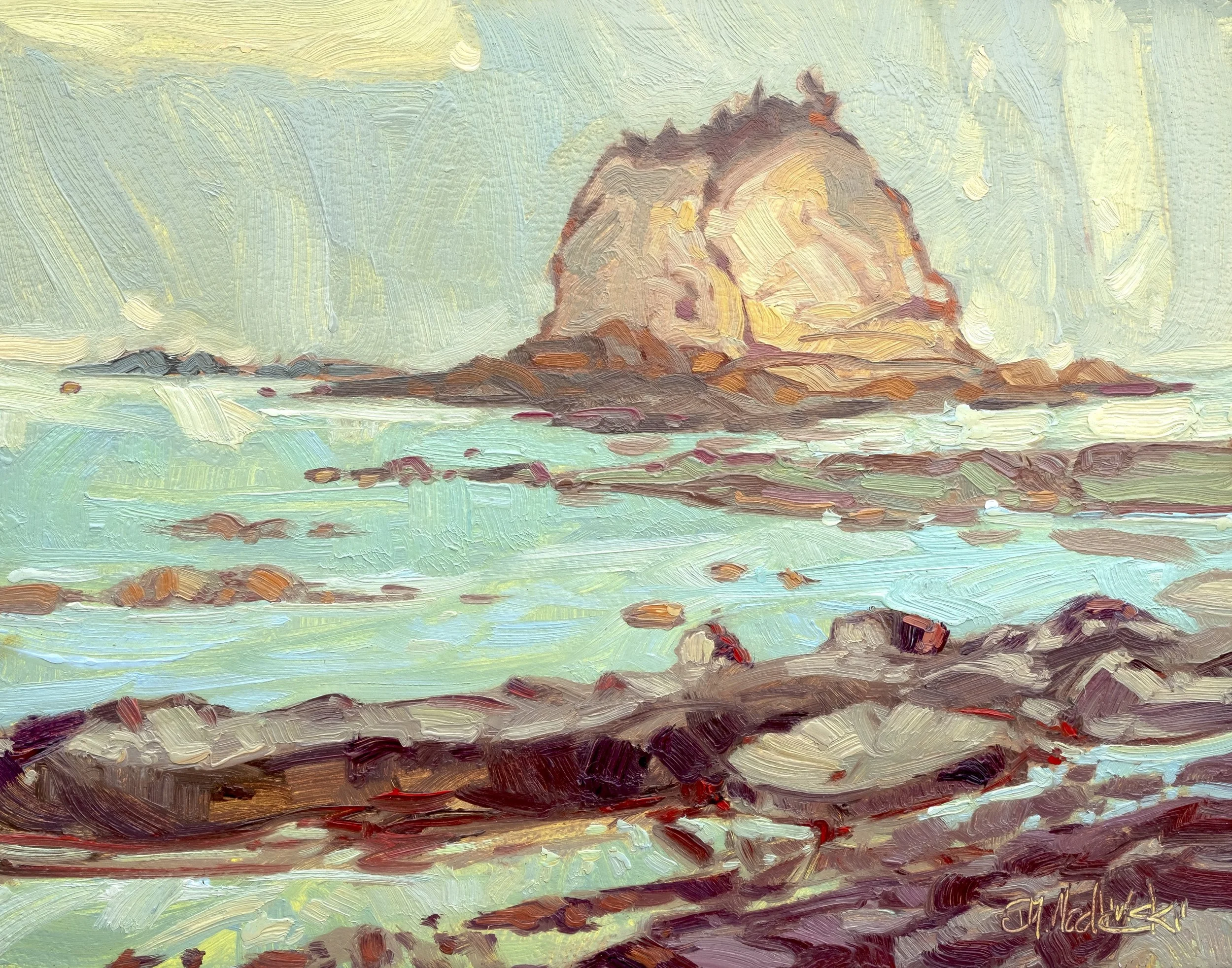 Coastal Morning 11" x 14" o:b.jpg