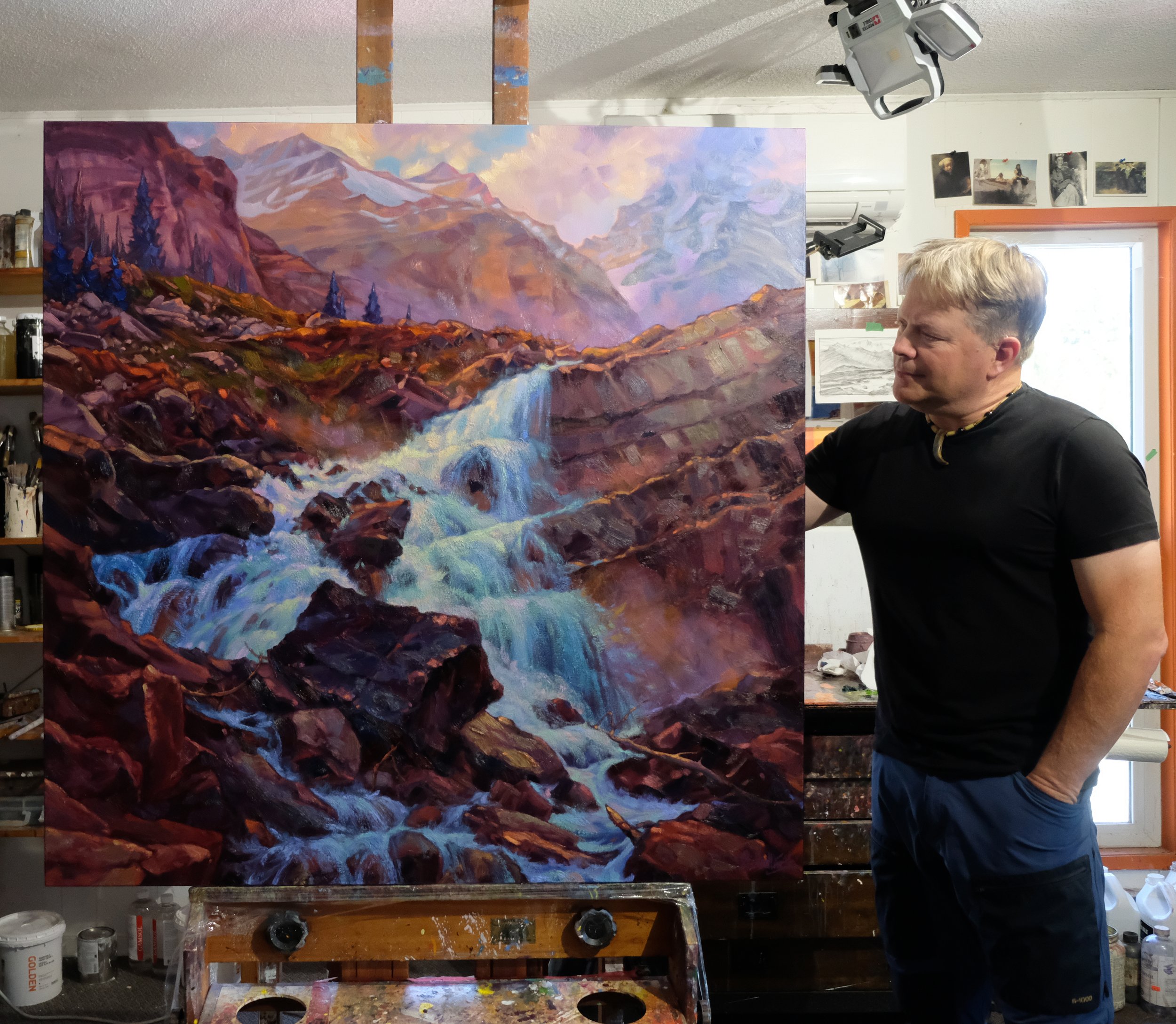 Museum-quality original landscape oil paintings by Canadian artist Dominik Modlinski, created with archival materials and inspired by decades of wilderness exploration.