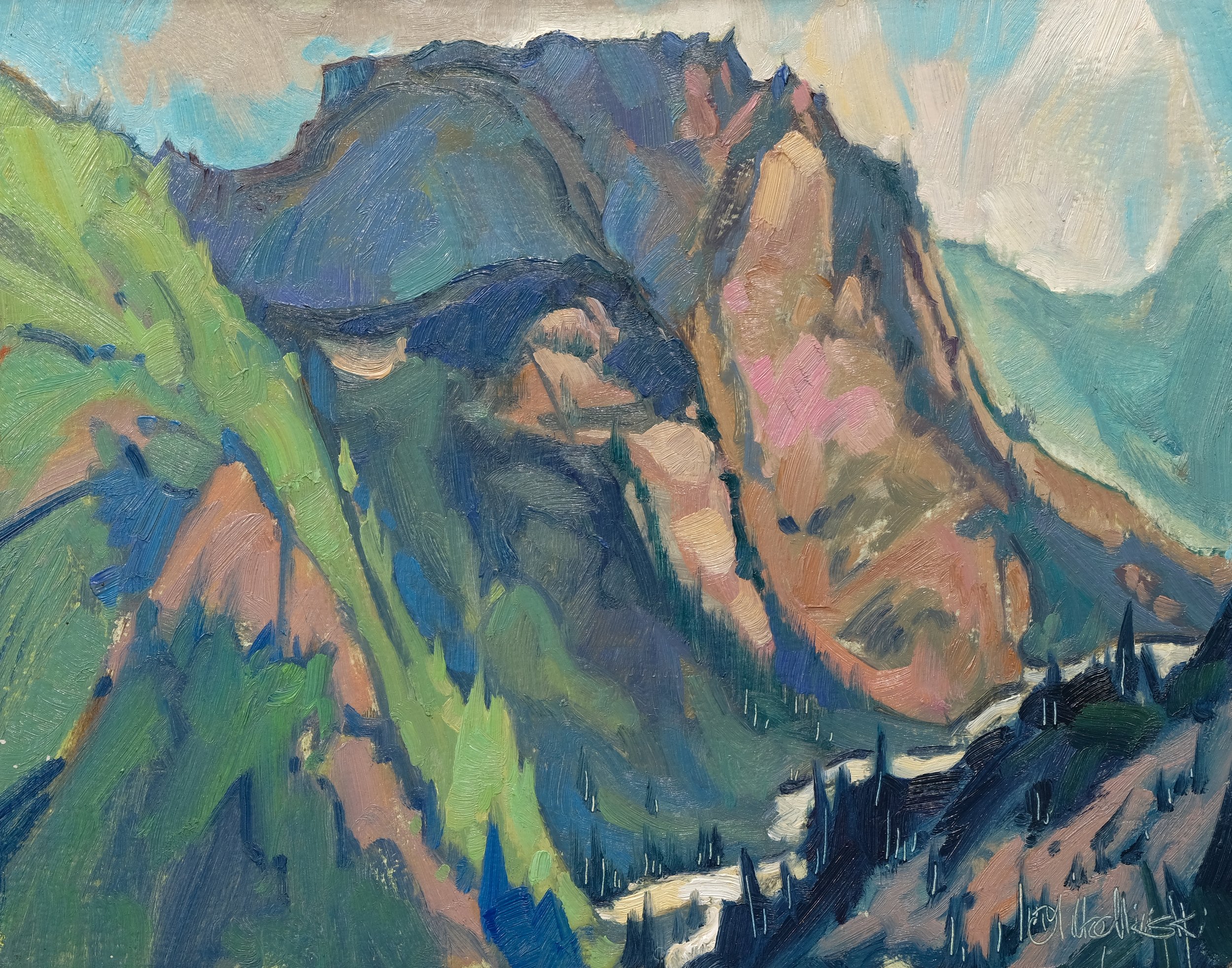 Mountain Canyon 11" x 14" o:c.JPG