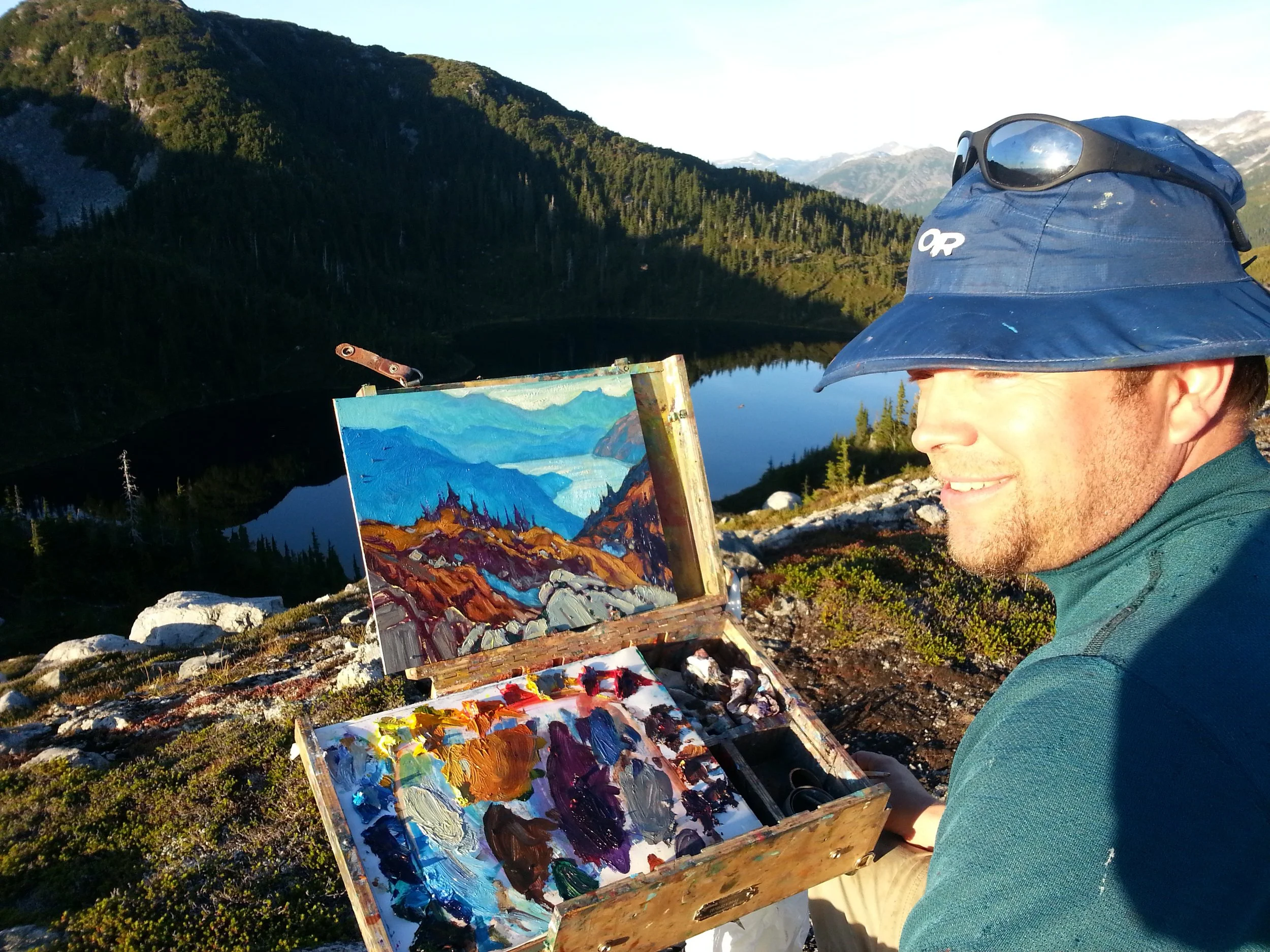 Online landscape painting workshops with Dominik Modlinski covering colour theory, composition, brushwork and creative development.