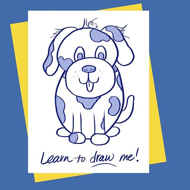 Boy, do we have a cool activity for you this week! Follow along with our illustrator Ellen as she teaches you how to draw your own dog using basic shapes. This is a great exercise for elementary-aged children. Come back and rewatch until you've got t