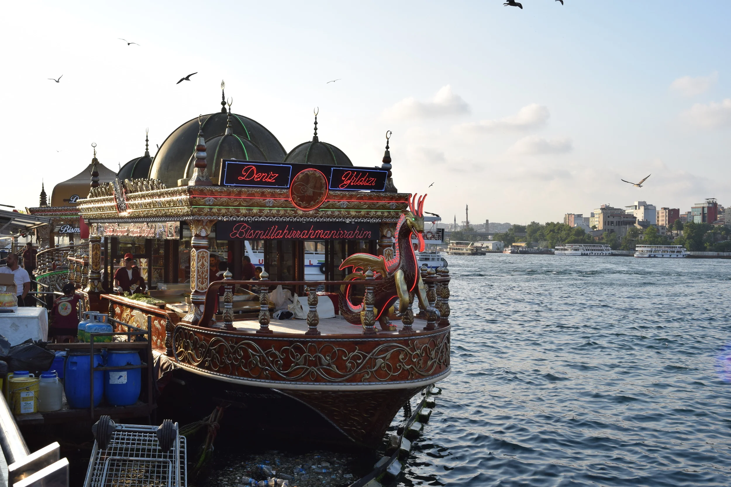 Boat on the Bosphorus