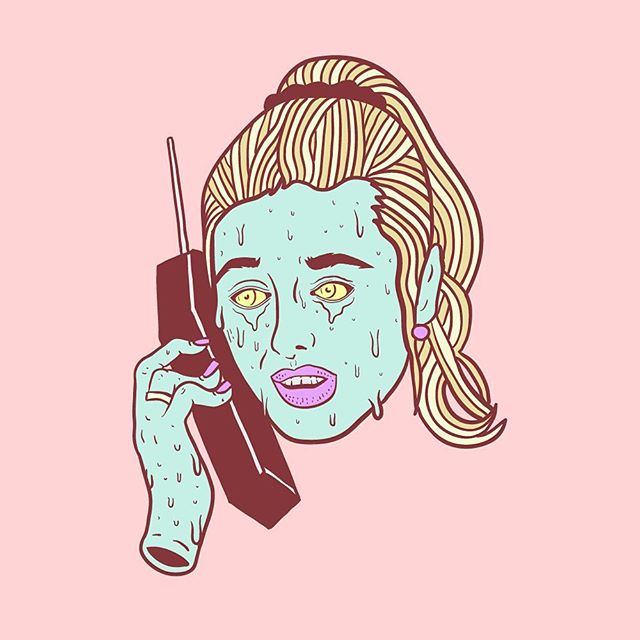 Anyone else watch Clueless as a kid and wish your parents would divorce so you could also marry your stepbrother or am I just insane? 💅

#illustration #illustrator #lowbrow #lowbrowart #clueless #popart #linework #90s #cher #pastel #aesthetic