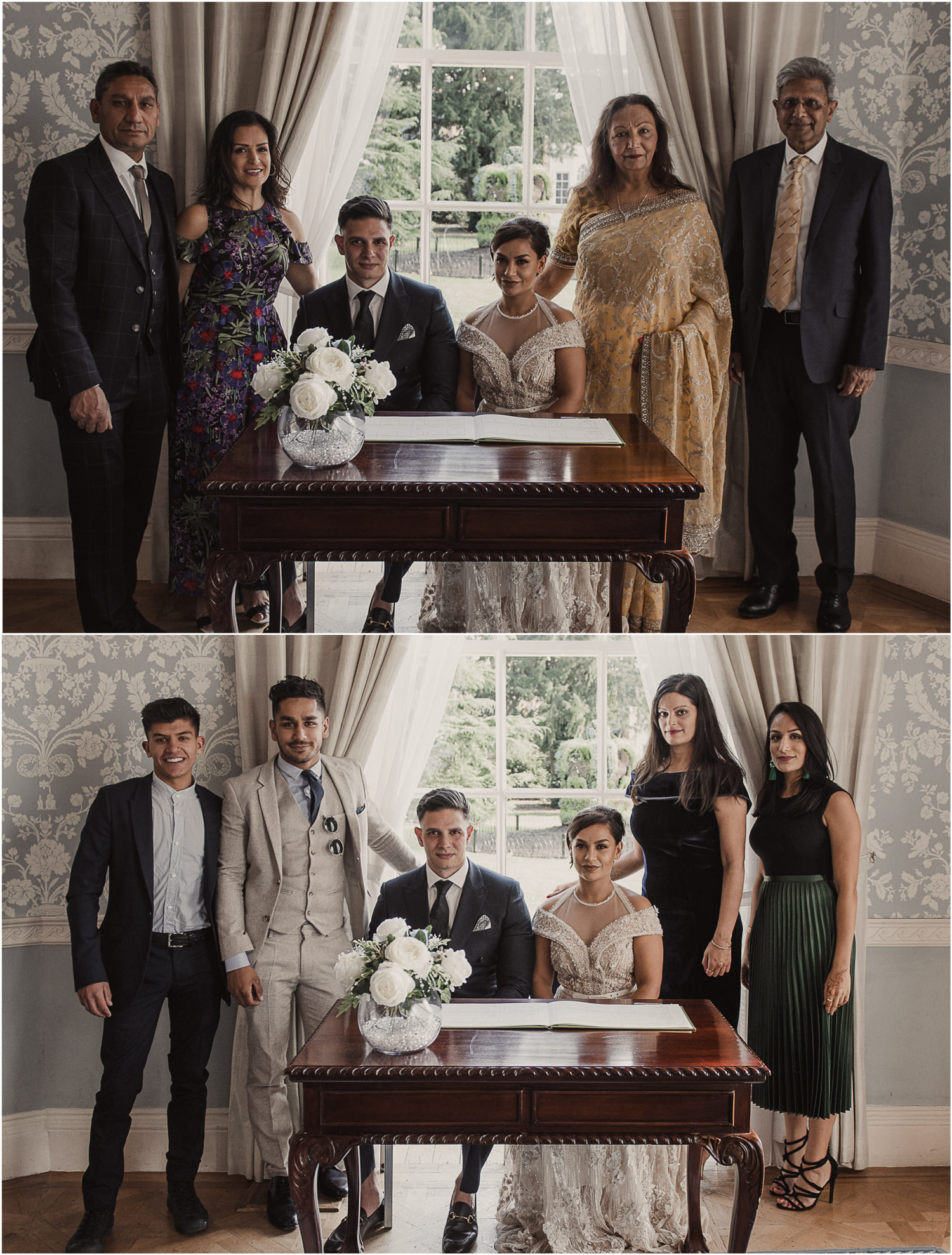 Langtons House family wedding photos