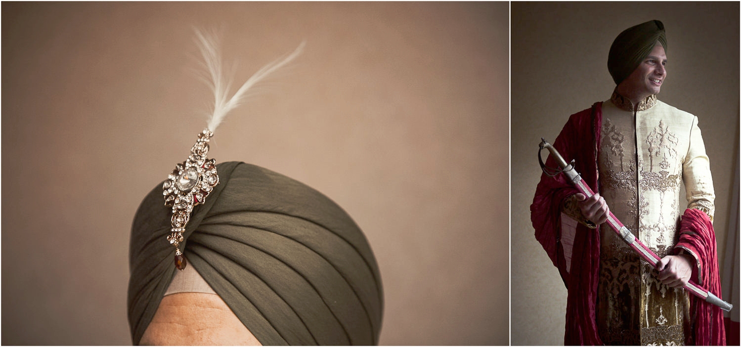 sikh groom portraits