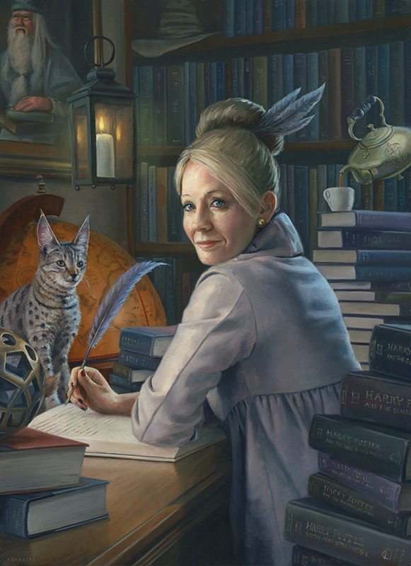 Headmaster , 12.5" x 17", Oil on Masonite