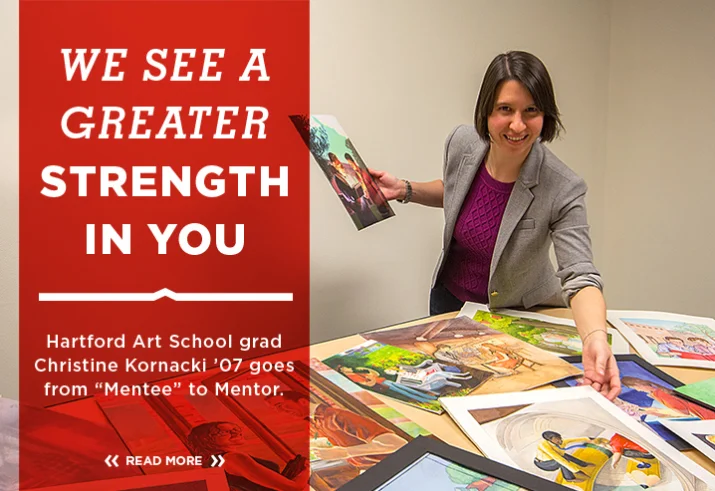 Hartford Art School Grad Goes from 'Mentee' to Mentor