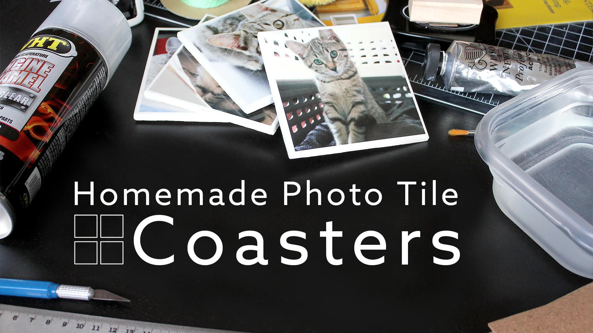 Homemade Coasters Video Tutorial