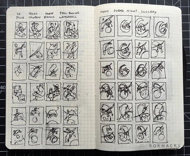 Initial Thumbnail Sketches