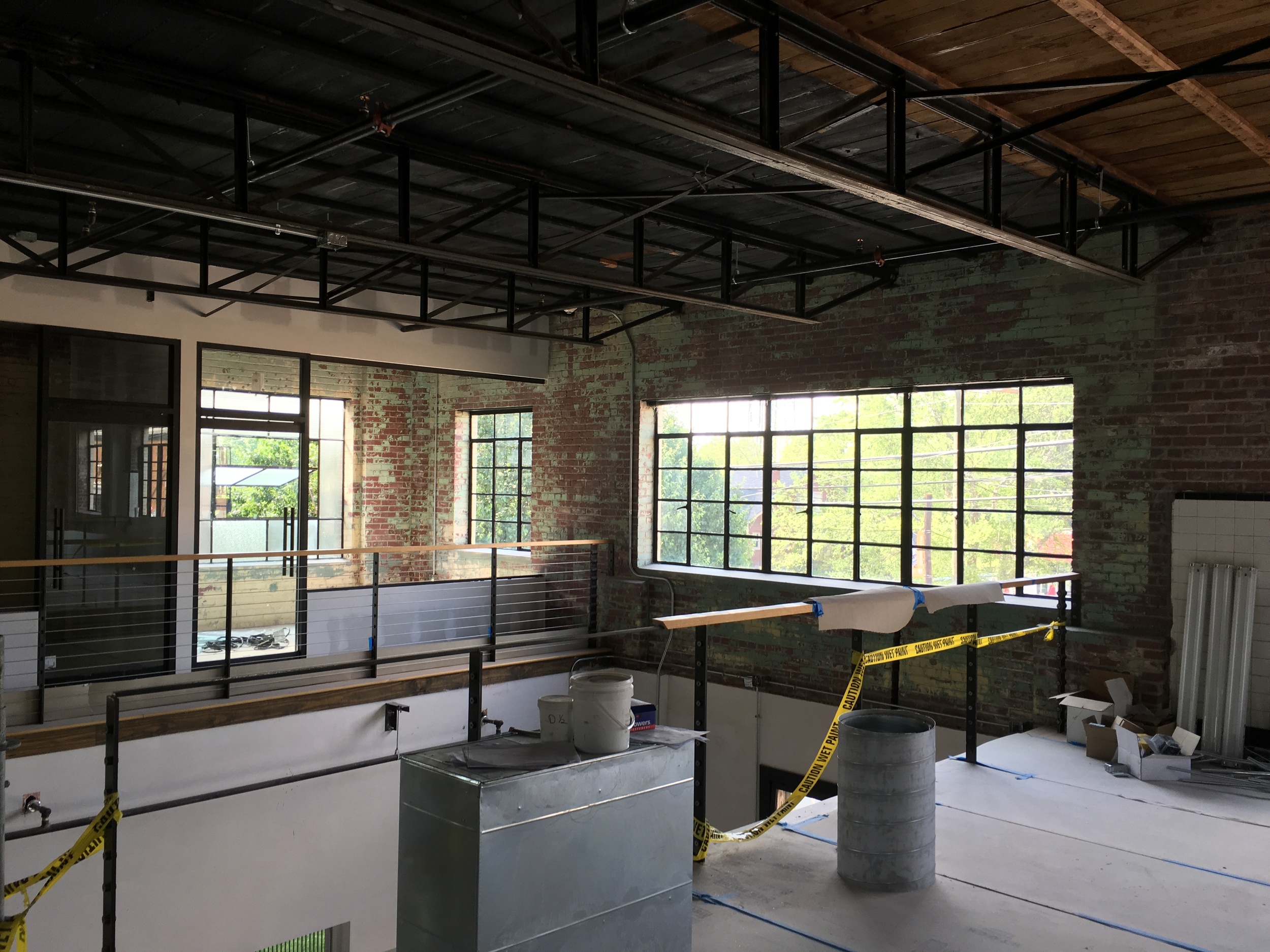 Second floor offices