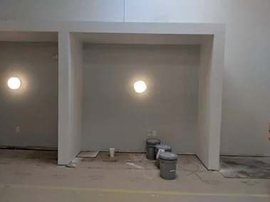 Soon to be several breakout nooks. Lights are Old School Electric