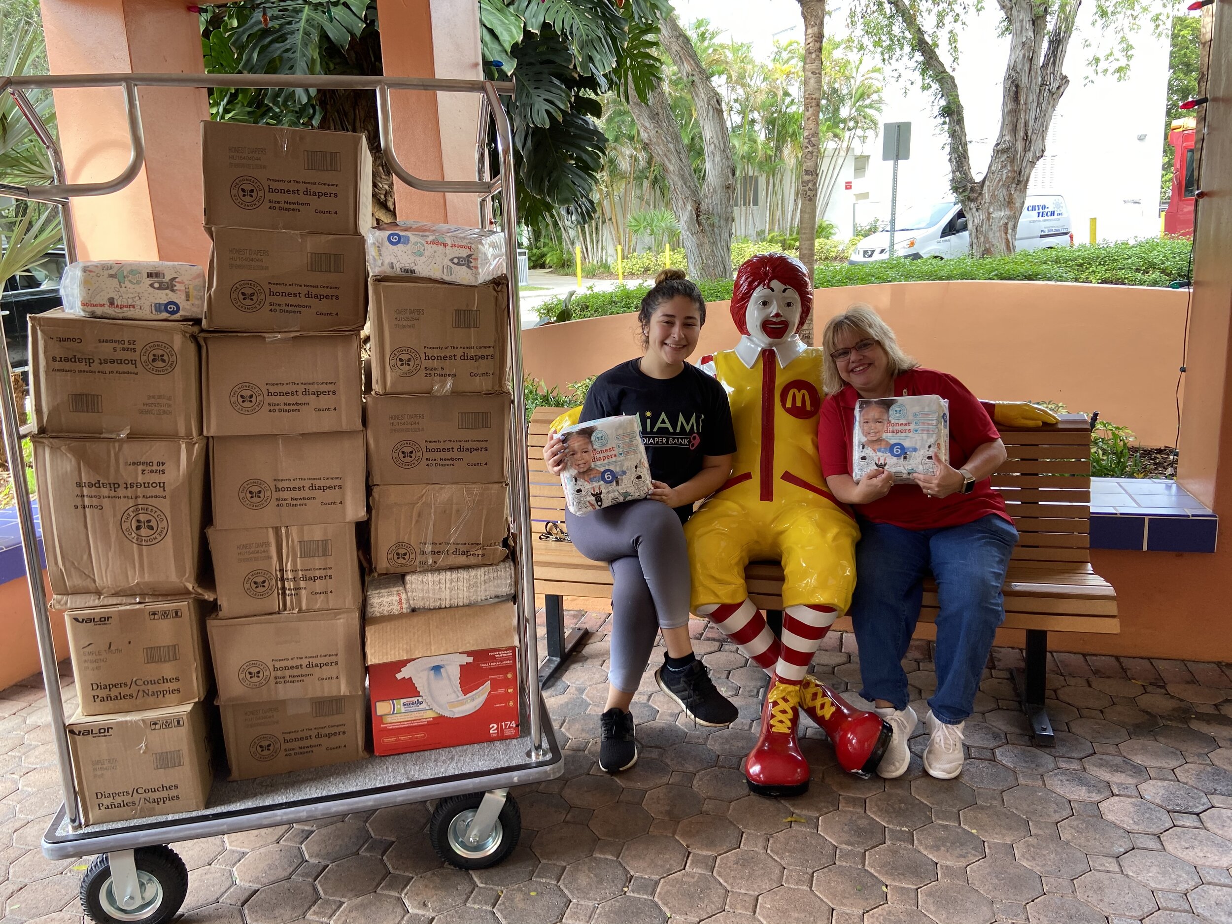 Miami Diaper Bank - Diaper Delivery to Ronald McDonald House Charities of Miami.JPG