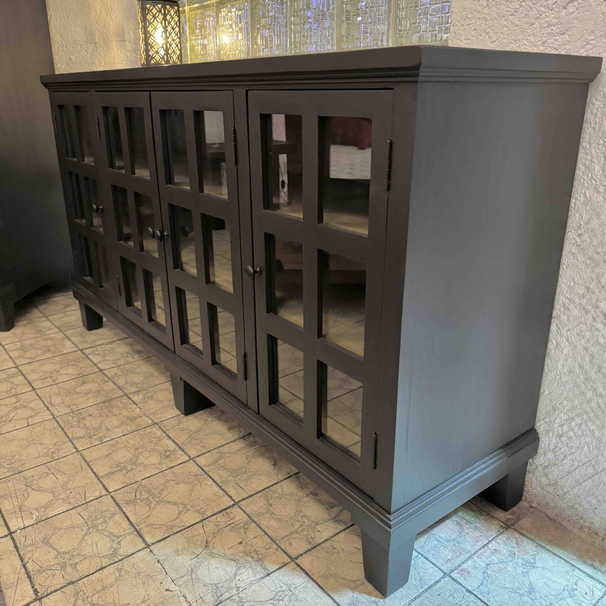 Cómoda Vitrina Retro