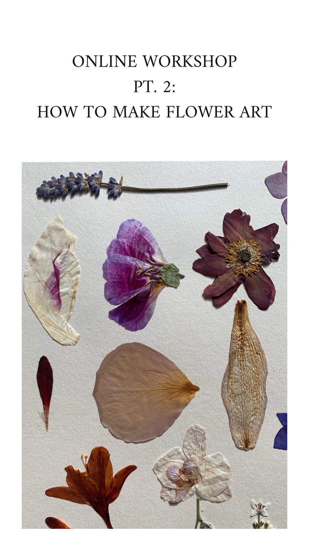 How to Make Flower Art