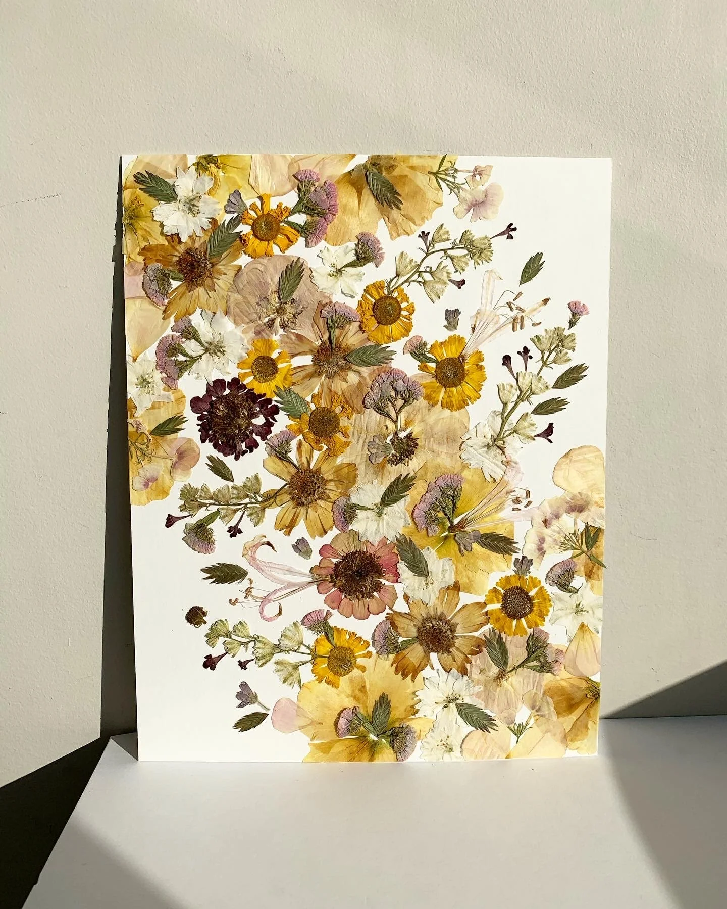 Pressed Summer Wedding Bouquet