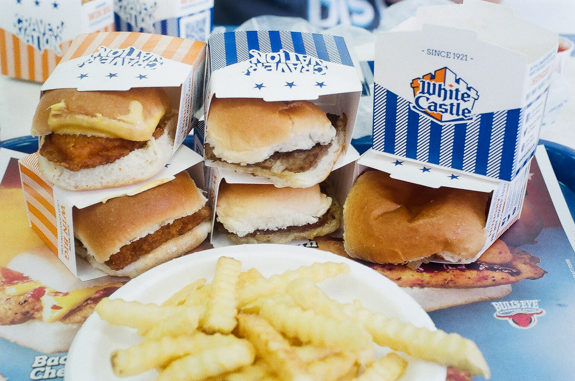 And when Becky worked, Alek took me to White Castle. 