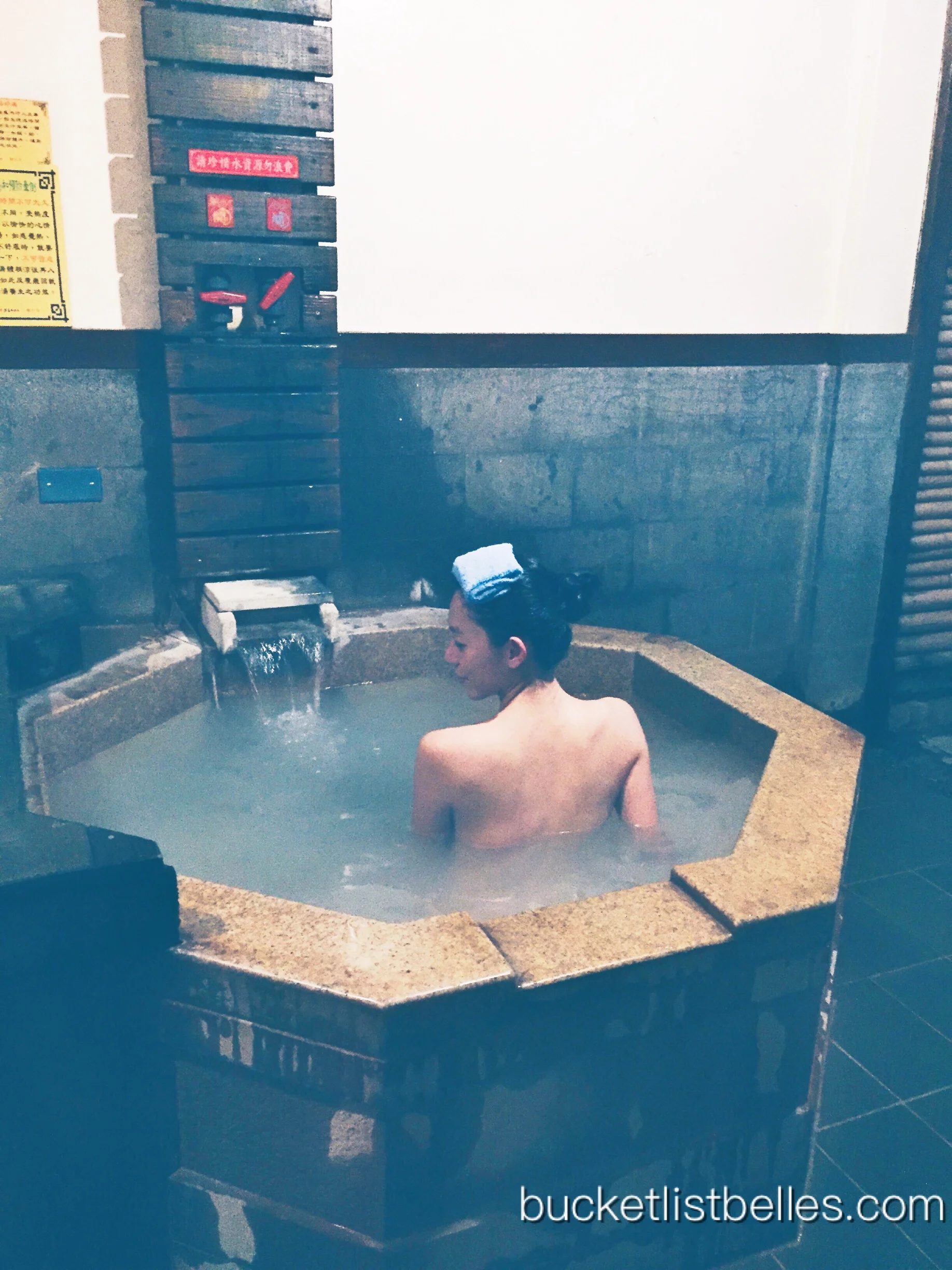 My own private onsen at my "ooh-ahh" temperature