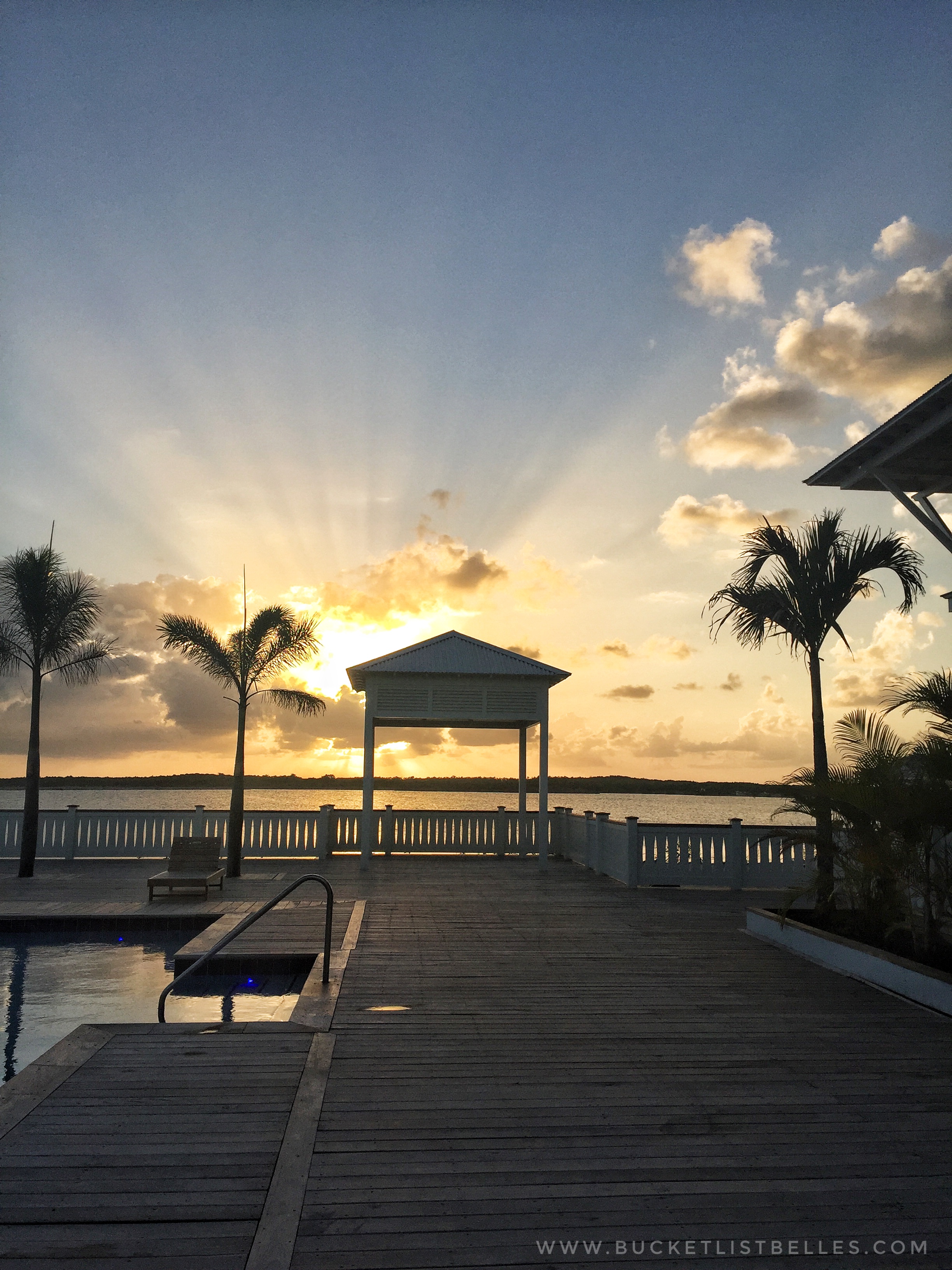 Sunset by the MBV Pool