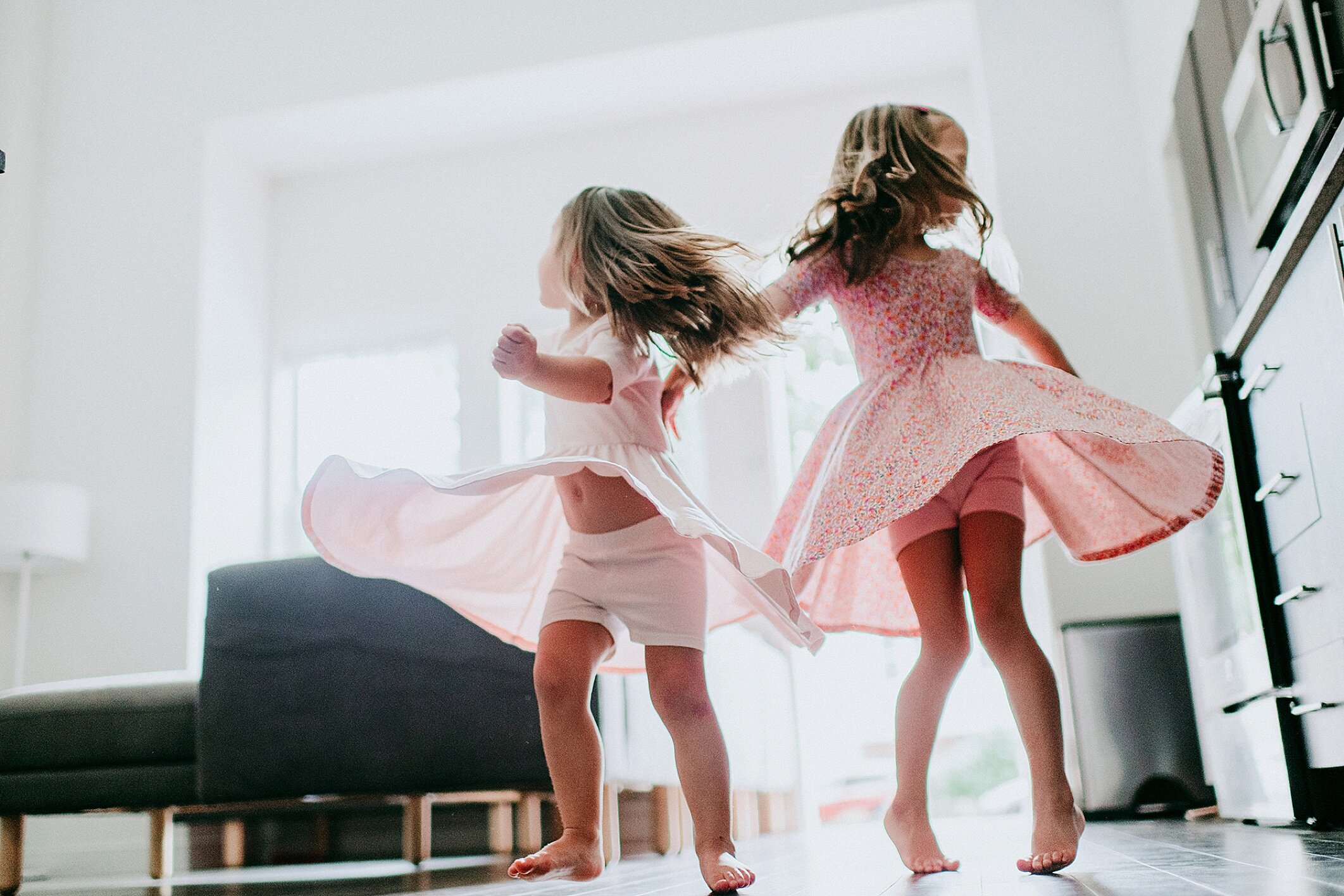 Little Girls Dancing