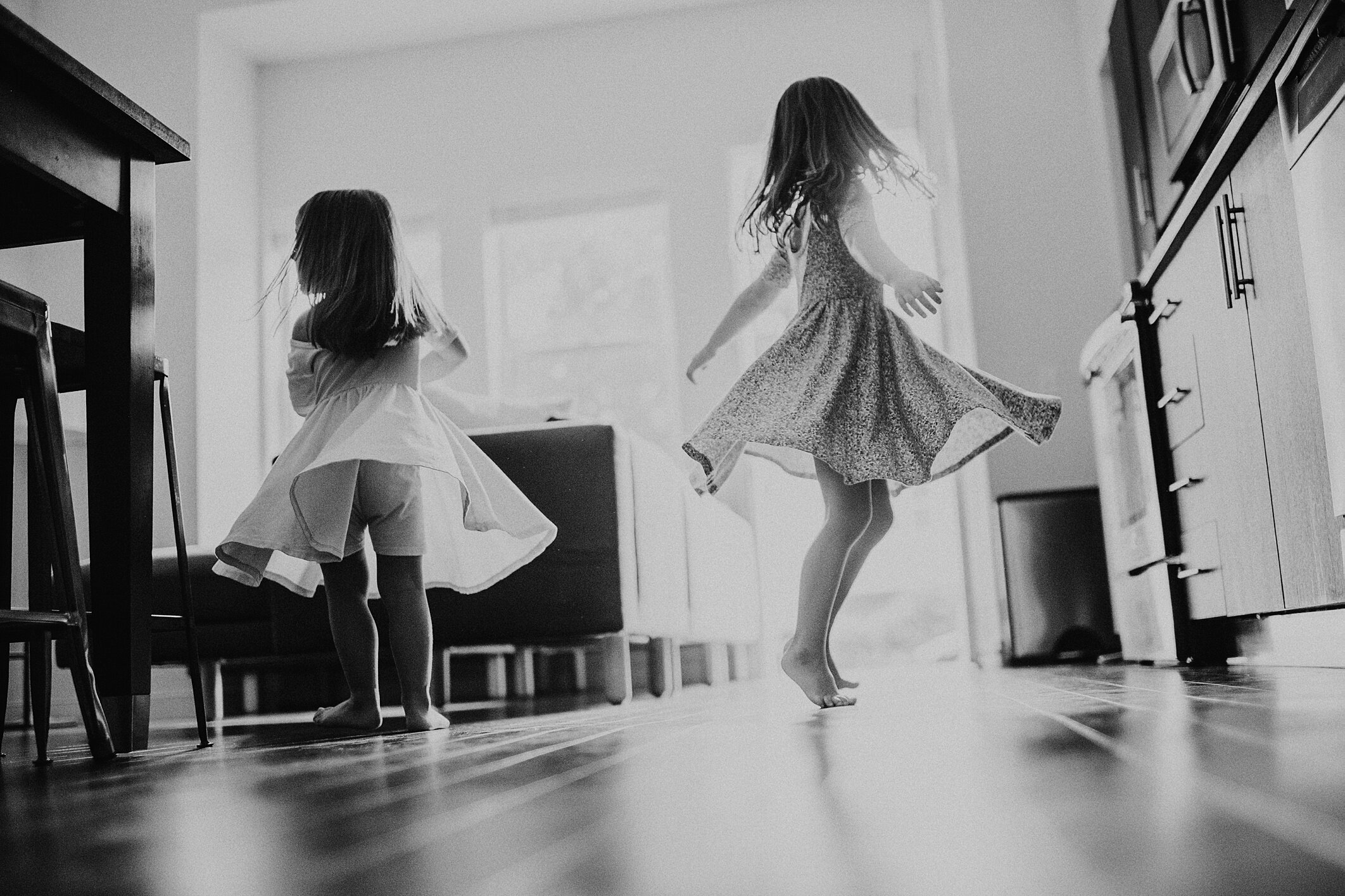 Little Girls Dancing 