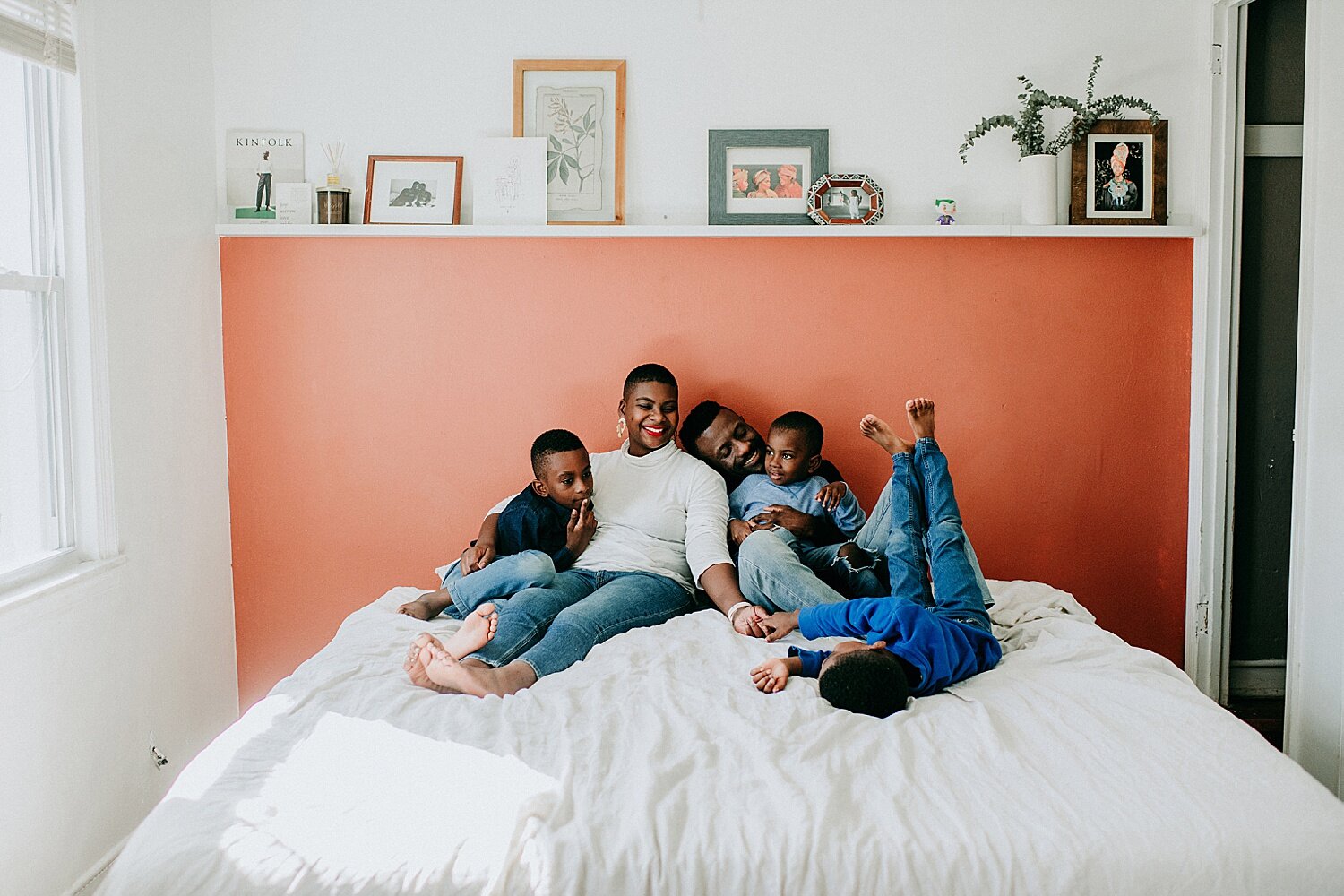 Family of Five In-Home Session 