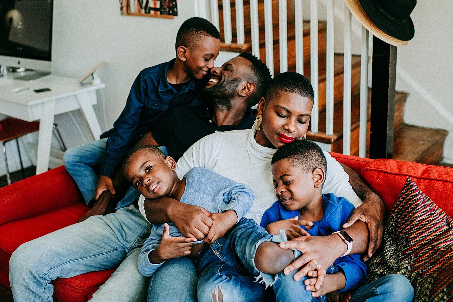 In-Home Family Session // Yasmina Cowan Photography