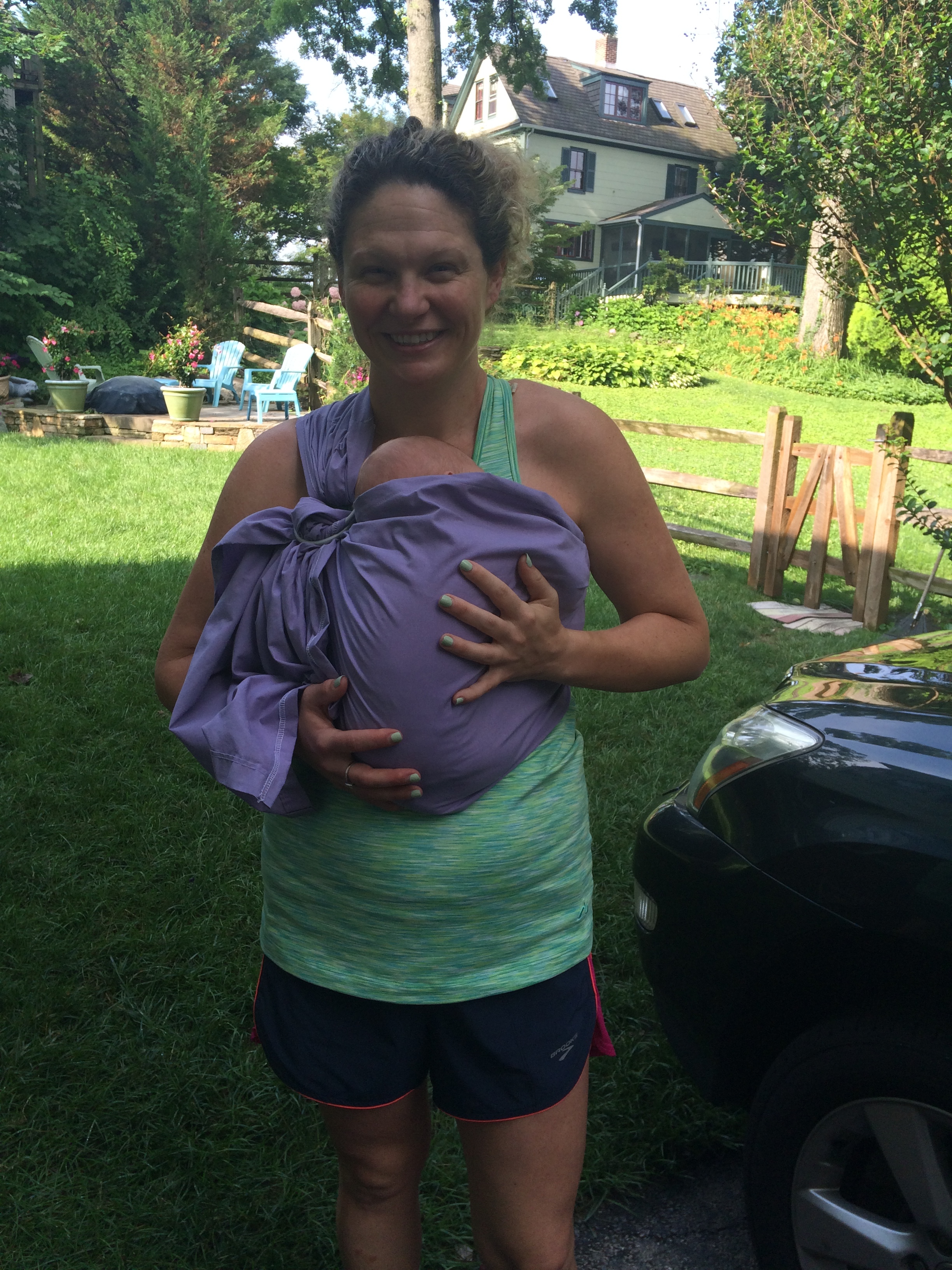 First walk in late June 2015. Real life- no shower, no sleep.