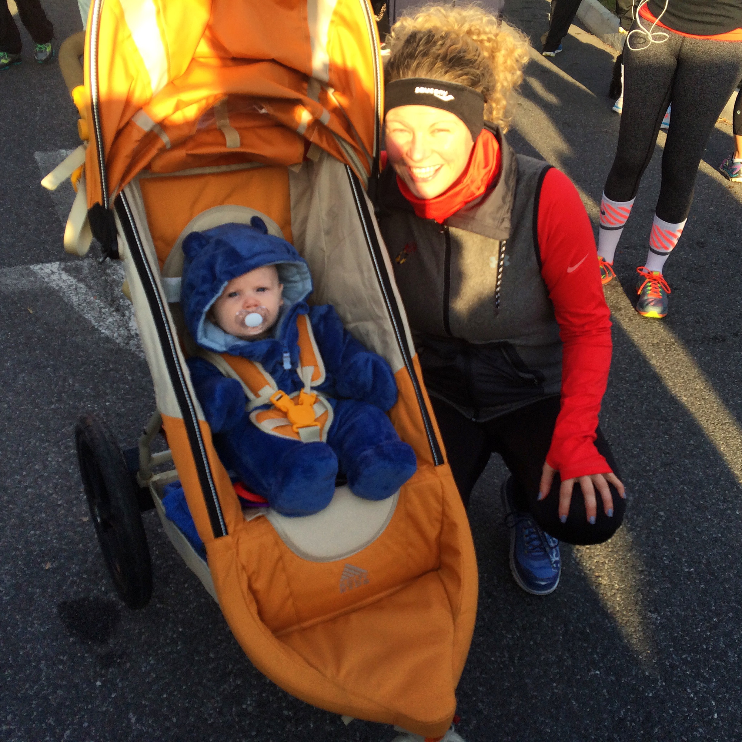 Walking the Turkey Trot in 2015.