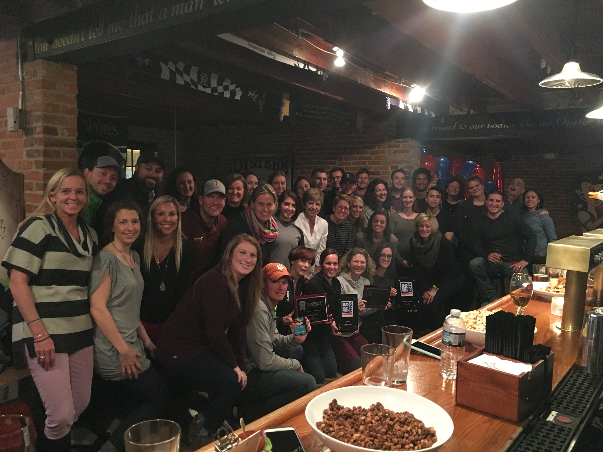 Some of the Charm City Run staff.