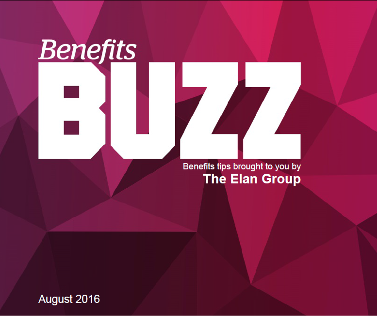 Benefits Buzz - August 2016
