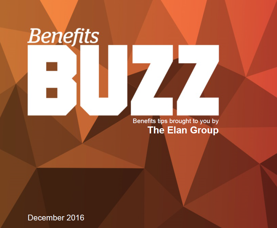 Benefits Buzz - December 2016