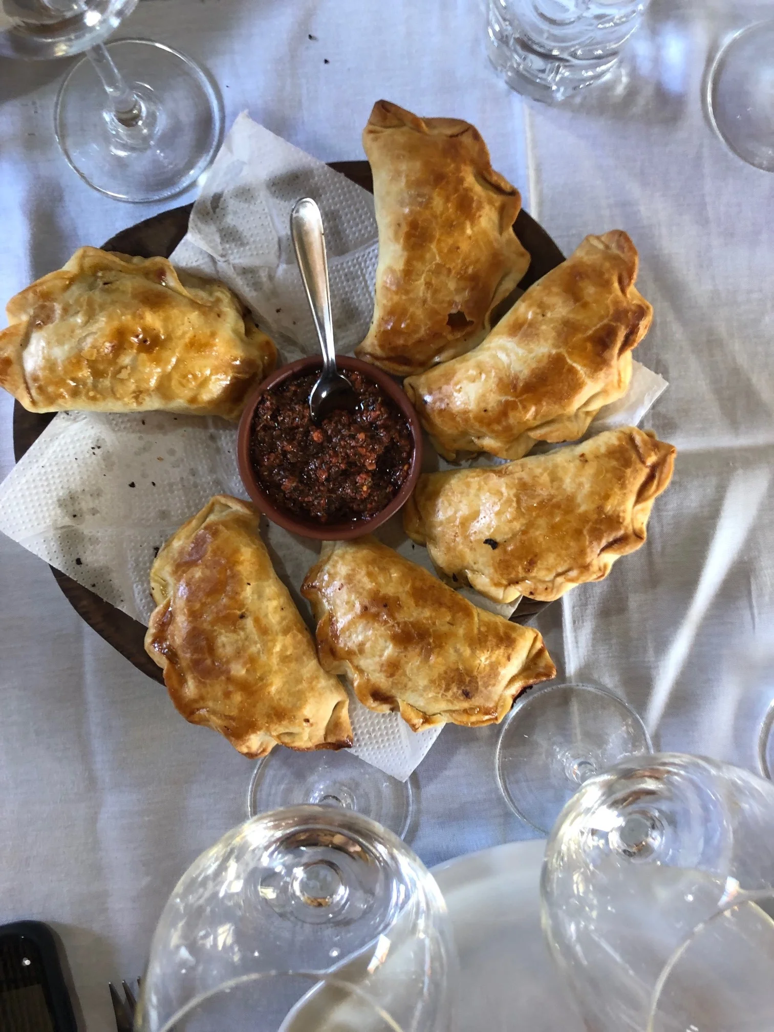 Traditional Argentinian empanadas.