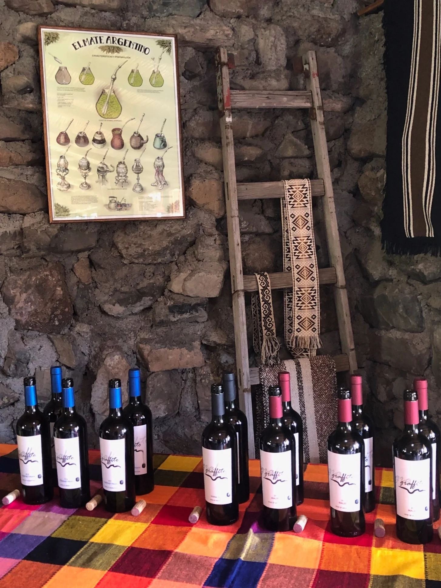 Graffito vertical tasting with winemaker Jimena Lopez.
