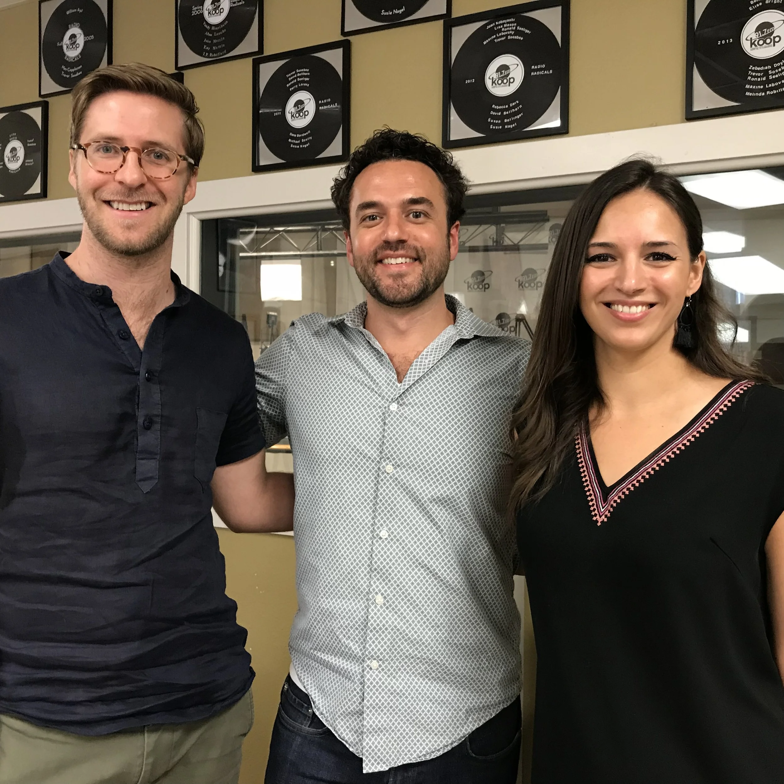 Chris, Rania, and Vintel wine classes