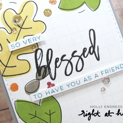 So Very Blessed Card by Holly