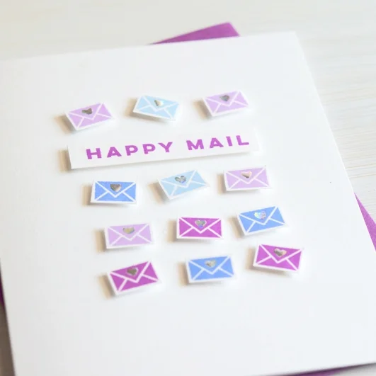 Happy Mail Year 2 Card by Joan