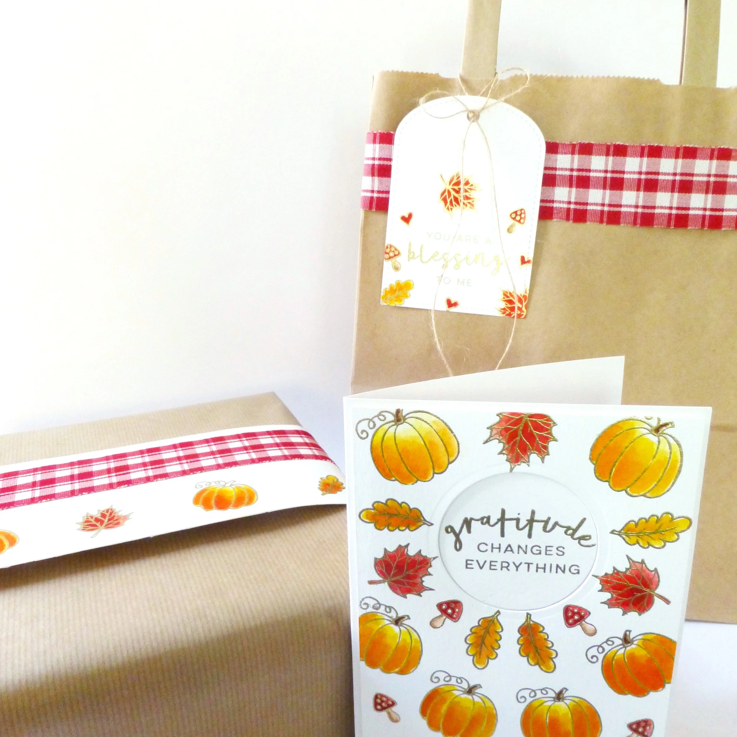 Hello Fall Happy Mail Swap Watercolor Packaging by Maria 
