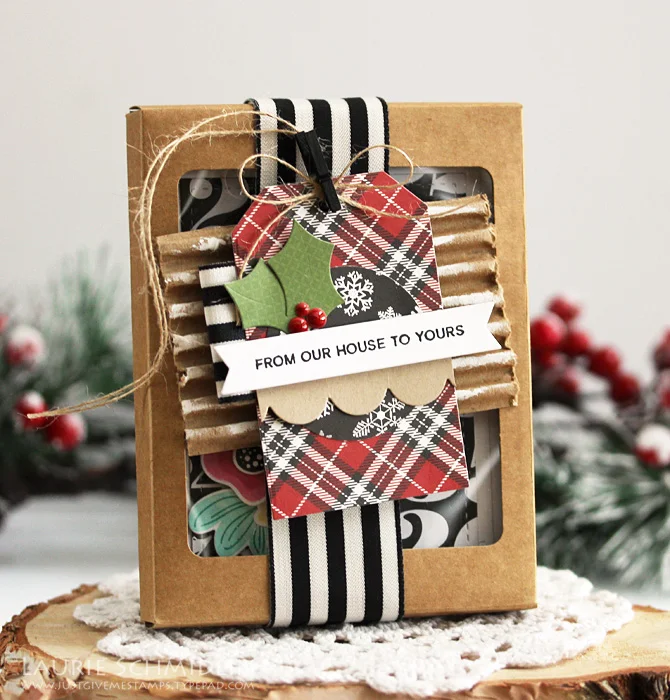 Homemade Holidays Day #4 with Laurie S. // Notecard Box - rightathomeshop.com/blog