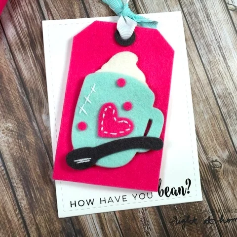 DIY Felt Bookmark + Tag by Laurie C. // Homeade with Love Day #2