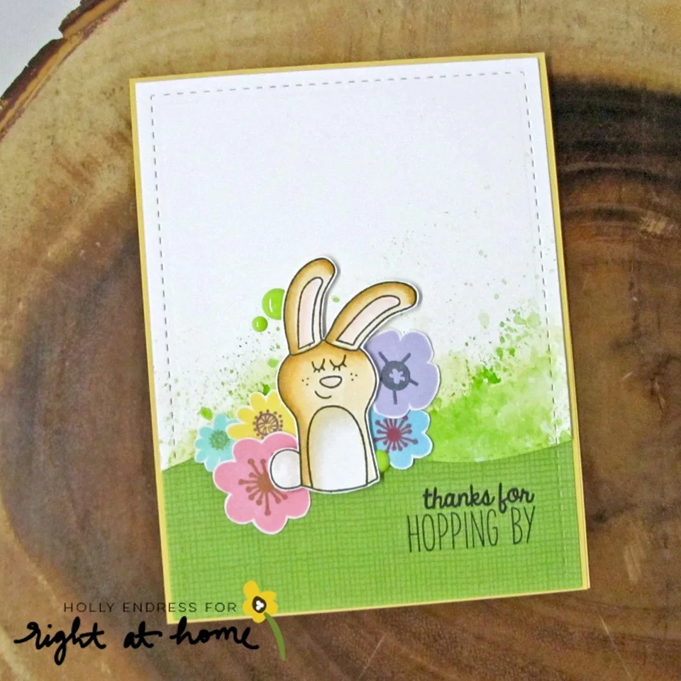Thanks for Hopping By Card by Holly