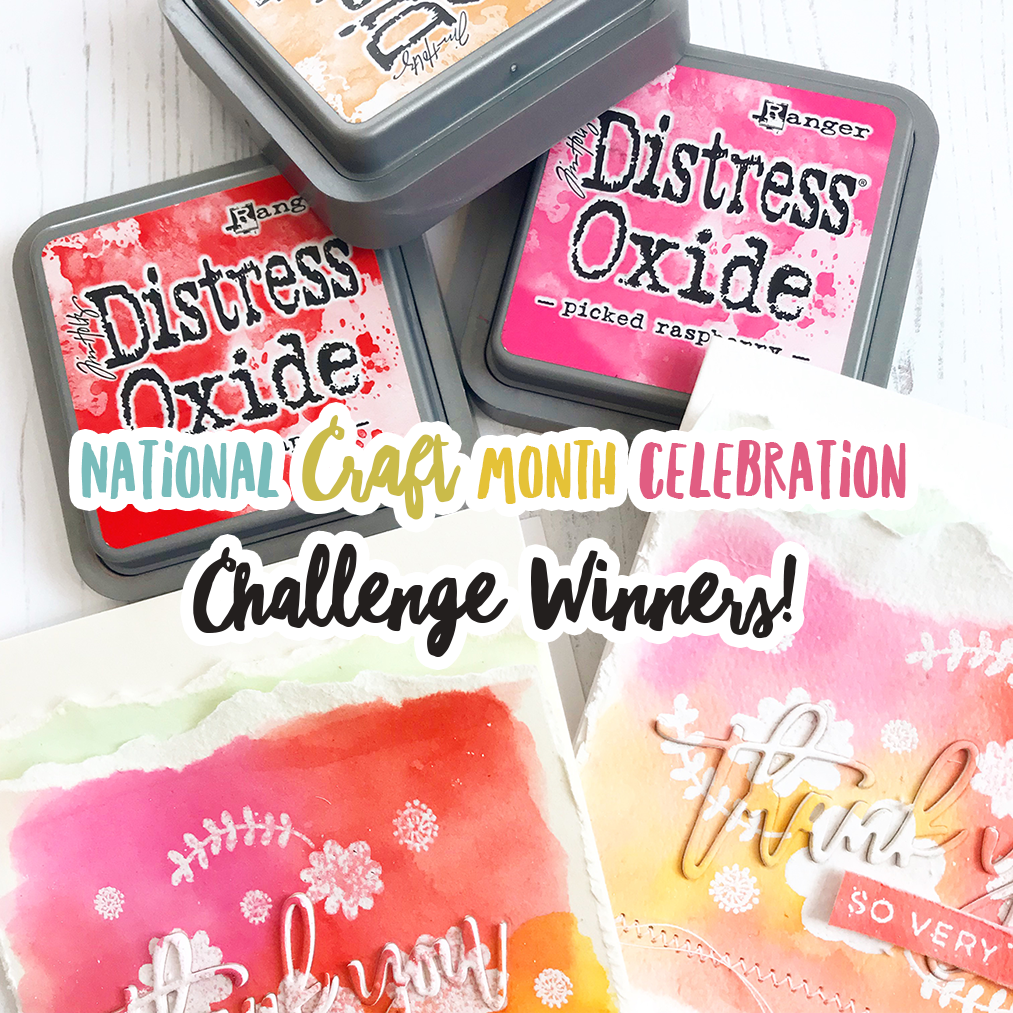 National Craft Month with Right at Home + Friends Challenge Winners!
