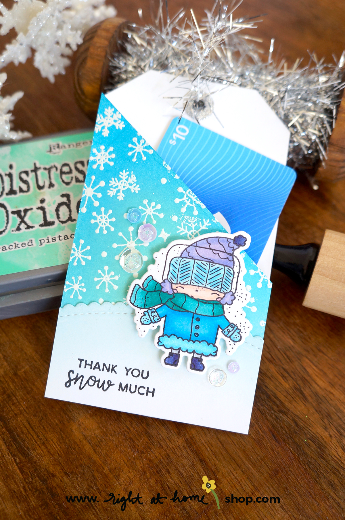 Thank You Snow Much Folded Gift Tag // 12 Tags of Christmas 2018 with ...