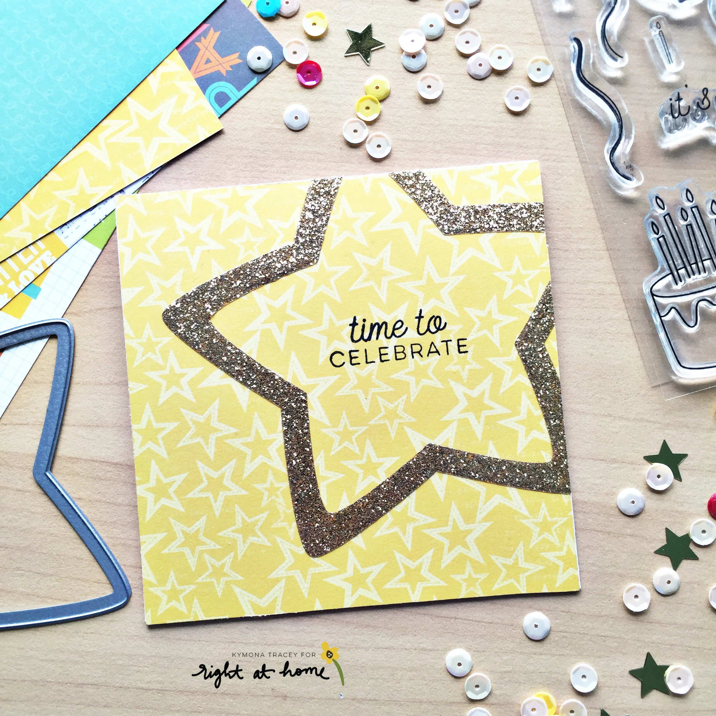 Time to Celebrate Card by Kymona 