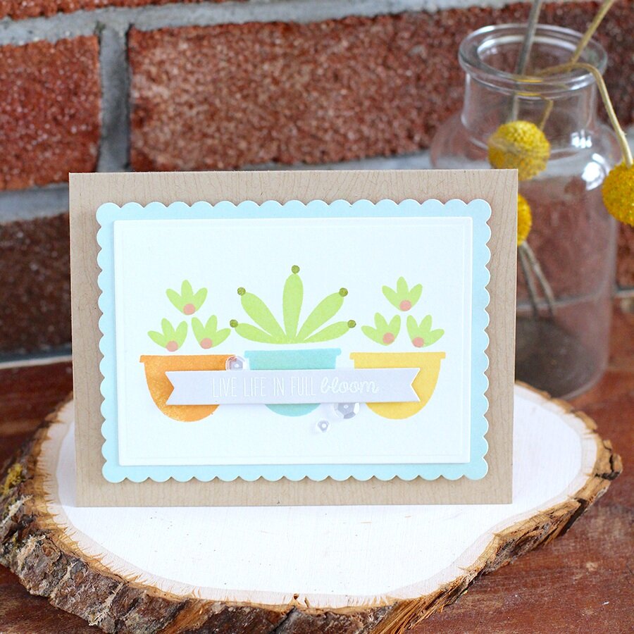 Live Life in Full Bloom Card by Nicole // Right at Home Spring Release